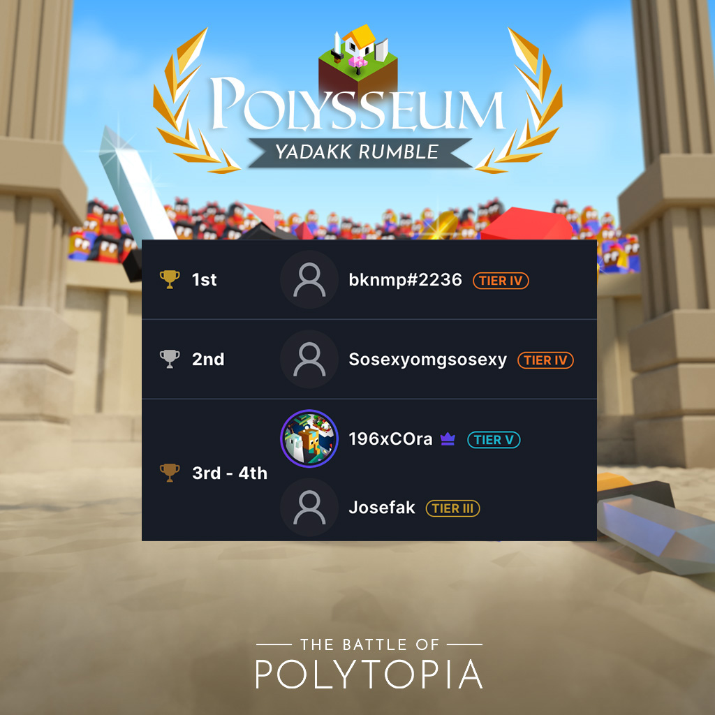 Winner Yadakk Rumble The Battle Of Polytopia Official Page